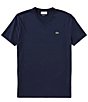 Color:Navy Blue - Image 1 - Big & Tall Pima Cotton Short-Sleeve V-Neck Tee
