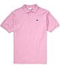 Lacoste Big & Tall Solid Pique Short Sleeve Polo Shirt, Color:Gelato - Image 1