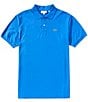 Lacoste Big & Tall Solid Pique Short Sleeve Polo Shirt, Color:Ladigue - Image 1