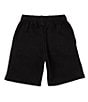 Color:Black - Image 2 - Big Boys 8-16 Pull-On Organic-Brushed Fleece Shorts
