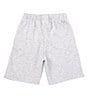 Color:Silver Chine - Image 2 - Big Boys 8-16 Pull-On Organic-Brushed Fleece Shorts