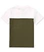 Color:Flour - Image 2 - Big Boys 8-16 Short Sleeve Color Block Jersey T-Shirt