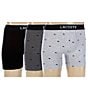 Color:Black/Pitch/Chinese Red - Image 1 - Branded Waist Long Stretch Classic Boxer Briefs 3-Pack