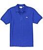 Color:Cosmic Blue - Image 1 - Classic Pique Short Sleeve Polo Shirt
