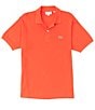 Color:Corrida - Image 1 - Classic Pique Short Sleeve Polo Shirt