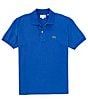 Color:Ladigue - Image 1 - Classic Pique Short Sleeve Polo Shirt