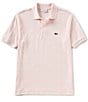 Color:Flamingo - Image 1 - Classic Pique Short Sleeve Polo Shirt