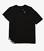 Color:Black - Image 1 - Crew Neck Essential T-Shirts 3-Pack
