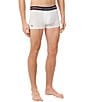 Lacoste #double;French Flag#double; Signature Trunks 3-Pack, Color:525 Navy Blue/White - Image 3
