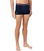 Lacoste #double;French Flag#double; Signature Trunks 3-Pack, Color:525 Navy Blue/White - Image 4