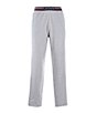 Color:Silver - Image 2 - Jersey Three-Tone Waistband Pajama Lounge Pant