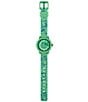 Color:Green - Image 4 - Kid's 12.12 Analog Green Silicone Strap Watch