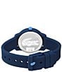 Color:Navy - Image 3 - Kid's 12.12 Three-Hand Light Navy Silicone Strap Watch