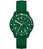 Color:Green - Image 1 - Kids Mini Tennis Green Silicone Strap Watch