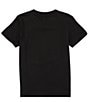 Color:Black - Image 2 - Little Boys 2T-6T Short Sleeve Crew Neck T-Shirt