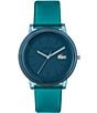 Color:Blue - Image 1 - Men's 12.12 Analog Blue Silicone Strap Watch
