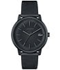 Color:Dark Grey - Image 1 - Men's 12.12 Quartz Analog Dark Grey Silicone Strap Watch