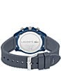 Color:Grey - Image 3 - Men's 42mm Neoheritage Chronograph Grey Silicone Strap Watch