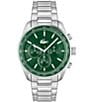 Color:Silver - Image 1 - Men's 42mm Vancouver Chronograph Stainless Steel Bracelet Watch