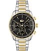 Color:Two Tone - Image 1 - Men's 42mm Vancouver Chronograph Two Tone Stainless Steel Bracelet Watch