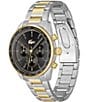 Color:Two Tone - Image 2 - Men's 42mm Vancouver Chronograph Two Tone Stainless Steel Bracelet Watch