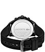 Lacoste Men's Arthor Multifunction Black Silicone Strap Watch - Image 2