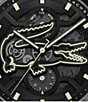 Lacoste Men's Arthor Multifunction Black Silicone Strap Watch - Image 4