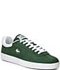 Color:Dark Green/White - Image 1 - Men's Baseshot Suede Sneakers