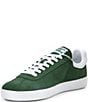 Color:Dark Green/White - Image 4 - Men's Baseshot Suede Sneakers