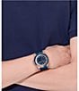 Lacoste Men's Capbreton Three Hand Navy Silicone Strap Watch - Image 5