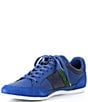 Color:Dark Blue/Navy - Image 4 - Men's Chaymon Textile Sneakers