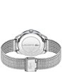 Color:Silver - Image 3 - Men's Everett Quartz Analog Silver Stainless Steel Mesh Bracelet Watch