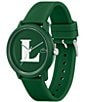 Lacoste Men's L.12.12 Three Hand Green Silicone Strap Watch - Image 3