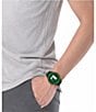 Lacoste Men's L.12.12 Three Hand Green Silicone Strap Watch - Image 5