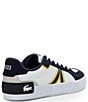 Color:White/Navy - Image 2 - Men's L004 Lace-Up Sneakers