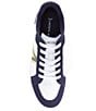 Color:White/Navy - Image 5 - Men's L004 Lace-Up Sneakers