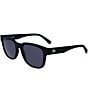 Color:Matte Black - Image 1 - Men's L982S 53mm Rectangle Sunglasses