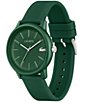 Color:Green - Image 2 - Men's Lacoste.12.12 Green Strap Watch