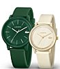 Color:Green - Image 4 - Men's Lacoste.12.12 Green Strap Watch
