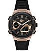 Lacoste Men's LC33 Ana-Digi Black Silicone Strap Watch - Image 1