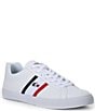 Color:White/Navy/Red - Image 1 - Men's Lerond Pro Tri-Color Leather Trainers