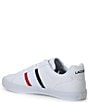 Color:White/Navy/Red - Image 3 - Men's Lerond Pro Tri-Color Leather Trainers