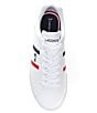 Color:White/Navy/Red - Image 5 - Men's Lerond Pro Tri-Color Leather Trainers