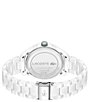 Color:White - Image 3 - Men's Limited Edition Le Croc Three-Hand White Ceramic Bracelet Watch