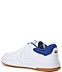 Color:White/Red/Blue - Image 3 - Men's Lineset Leather Sneakers