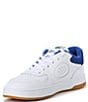 Color:White/Red/Blue - Image 4 - Men's Lineset Leather Sneakers