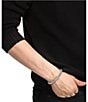Lacoste Men's Matchpoint Stainless Steel Bead Stretch Bracelet - Image 6