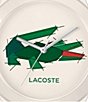 Lacoste Men's Neocroc Analog Off White Silicone Strap Watch, Color:Off White - Image 4