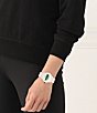 Lacoste Men's Neocroc Analog Off White Silicone Strap Watch, Color:Off White - Image 5
