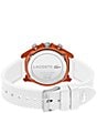 Color:White - Image 3 - Men's Neoheritage Chronograph White Silicone Strap Watch